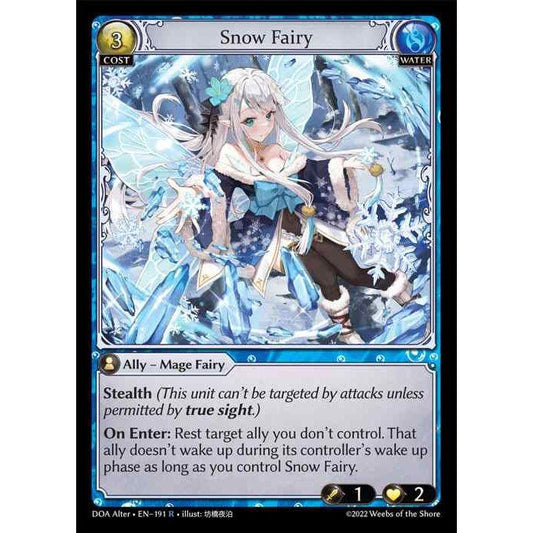 [Alter] [Water] Snow Fairy [DOA191-R]  Dawn of Ashes Alter Edition - Grand Archive TCG