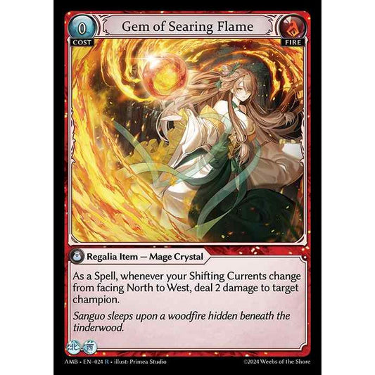 [Fire] Gem of Searing Flame [AMB024-R]

[Grand Archive TCG]