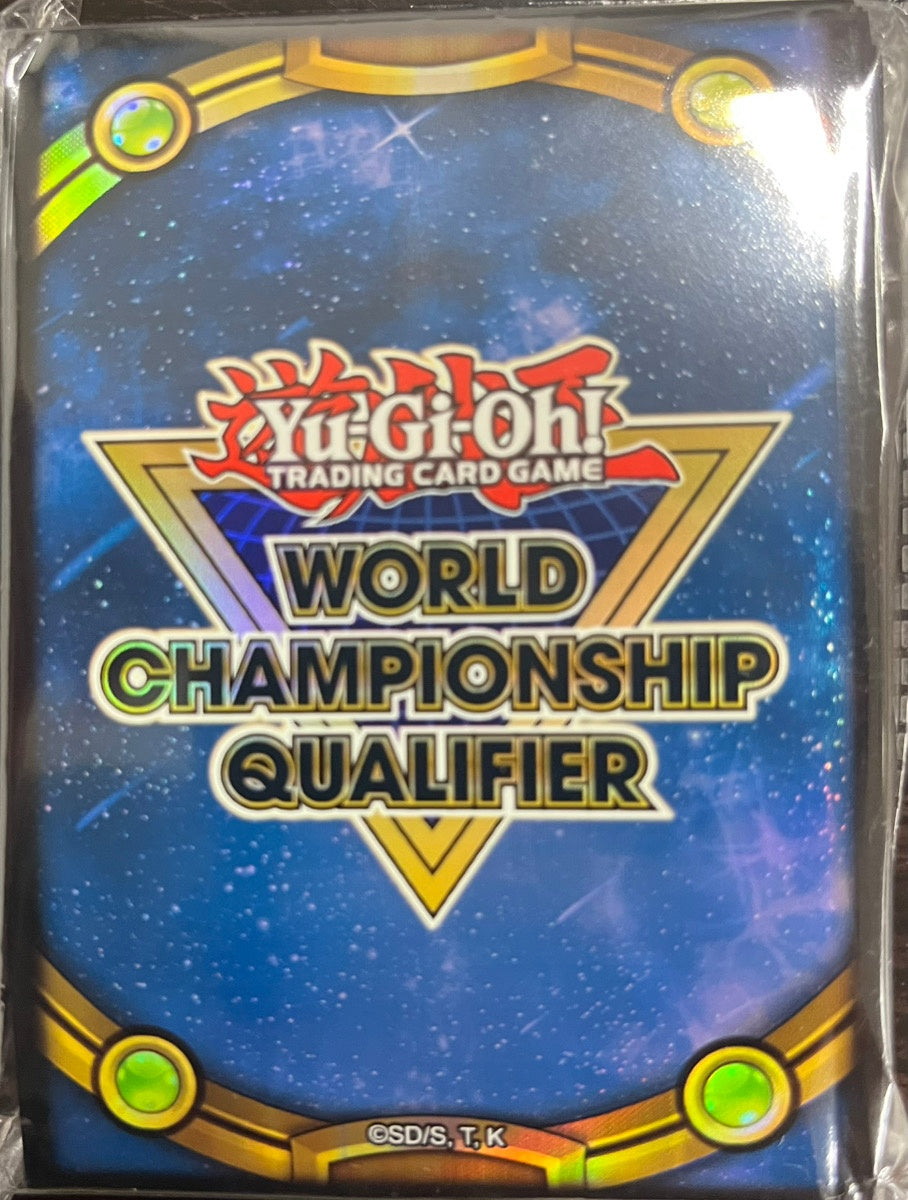 【遊戯王】 スリーブ WCQ 青 100枚 《未開封》[遊戯王]