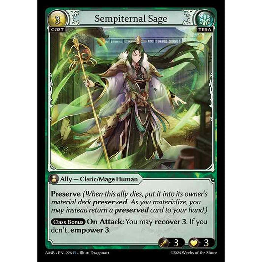 [Tera] Sempiternal Sage [AMB226-R]

[Grand Archive TCG]