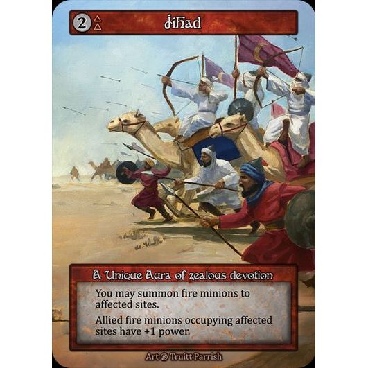 [Fire] Jihad [beta-Unique]

[Sorcery]