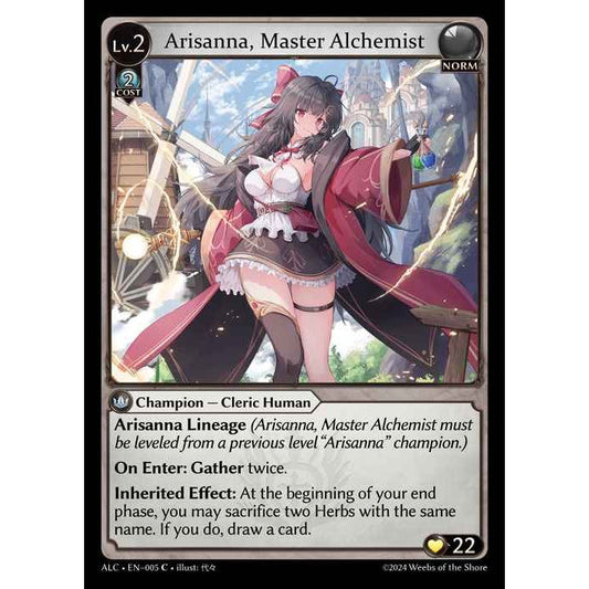 [Alter版] [Norm] Arisanna, Master Alchemist [ALC005-C]

[Grand Archive TCG]