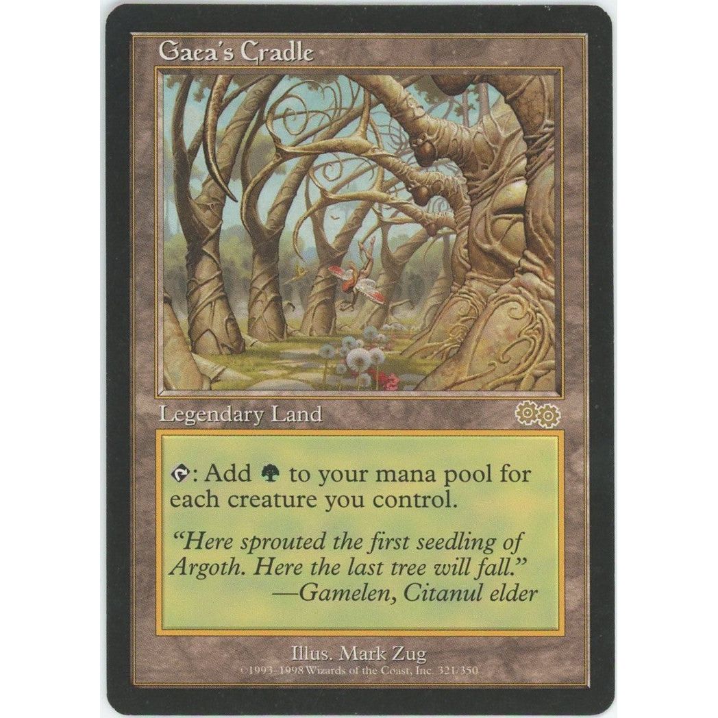 【状態B】　【管理2237】 ガイアの揺籃の地/Gaea's Cradle (R) USG [EN]  Magic: the Gathering