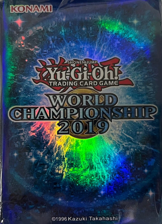 【遊戯王】 スリーブ WCS2019 青 100枚 《未開封》 [遊戯王]