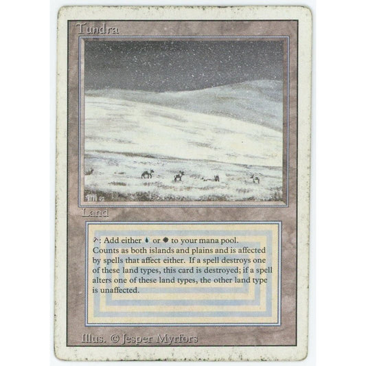 【状態D】 【管理2094】 Tundra (R) 3ED [EN] [Magic: the Gathering]