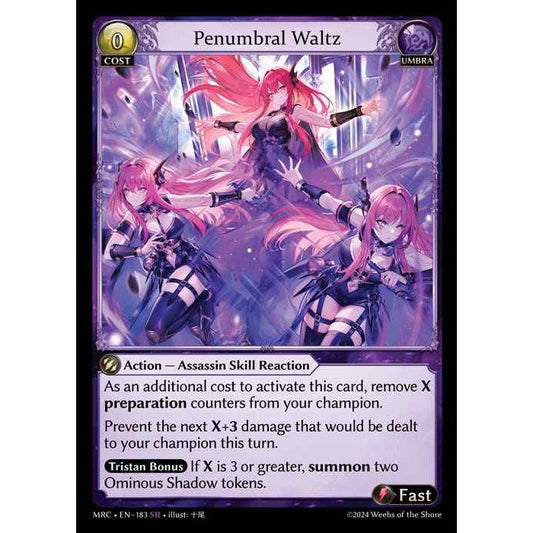 [Alter] [Umbra] Penumbral Waltz [MRC183-SR]  Mercurial Heart Alter Edition - Grand Archive TCG