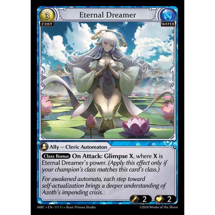 [Alter] [Water] Eternal Dreamer [MRC111-U]  Mercurial Heart Alter Edition - Grand Archive TCG