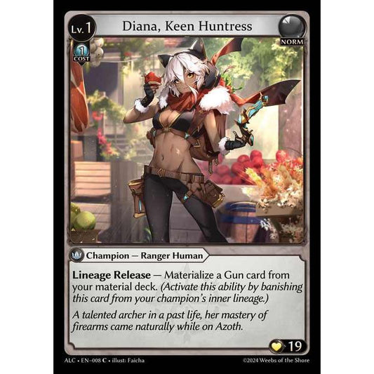 [Alter版] [Norm] Diana, Keen Huntress [ALC008-C]

[Grand Archive TCG]