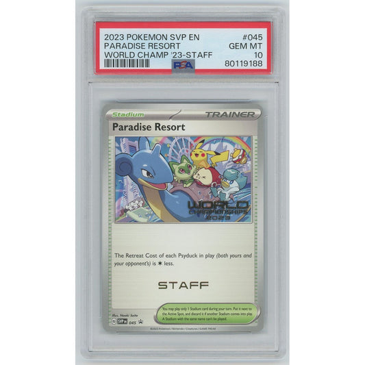 【PSA10】1112/Paradise Resort(PROMO)
045 SVP EN

[EN][ポケモンカードゲーム]
#1112