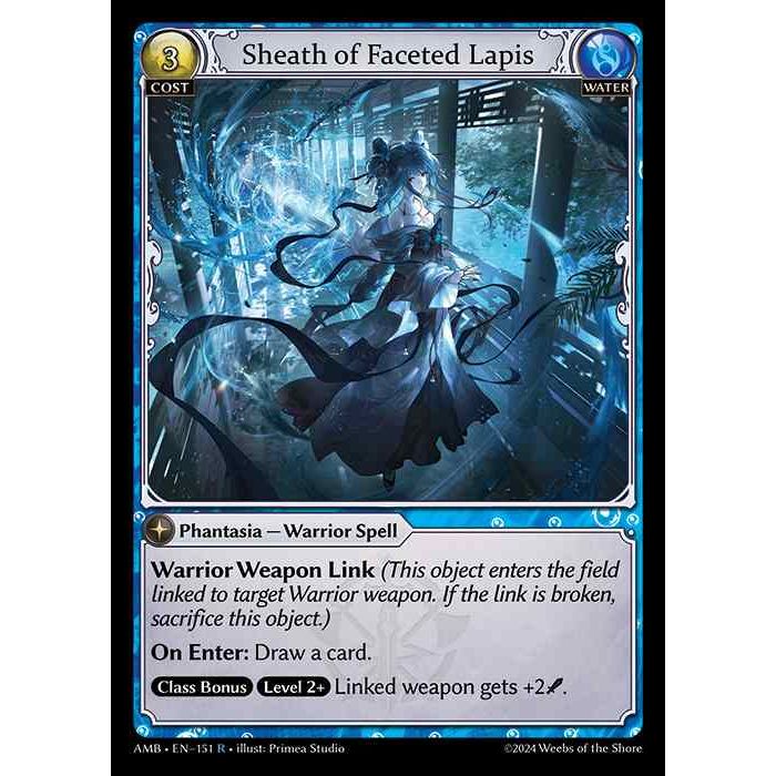 [Water] Sheath of Faceted Lapis [AMB151-R]

[Grand Archive TCG]