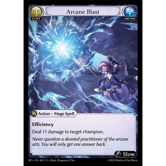 [Arcane] Arcane Blast [SP1_001-SR]  Supporter Pack 1 - Grand Archive TCG