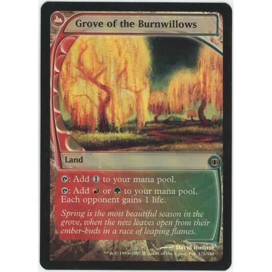 【状態B】 【管理2248】 燃え柳の木立ち/Grove of the Burnwillows [FOIL] (R) FUT [EN]  Magic: the Gathering
