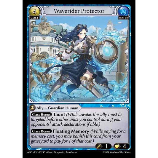 [Alter版] [Water] Waverider Protector [ALC152-C]

[Grand Archive TCG]