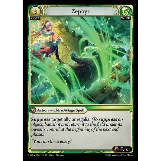 [Wind] Zephyr [AMB200-U]

[Grand Archive TCG]