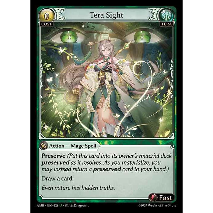 [Tera] Tera Sight [AMB228-U]

[Grand Archive TCG]