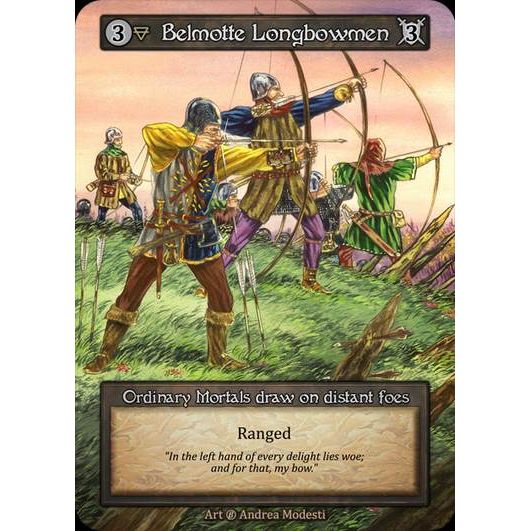 [Earth] Belmotte Longbowmen [beta-Ordinary]

[Sorcery]