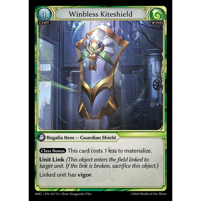 [Alter] [Wind] Winbless Kiteshield [MRC027-R]  Mercurial Heart Alter Edition - Grand Archive TCG