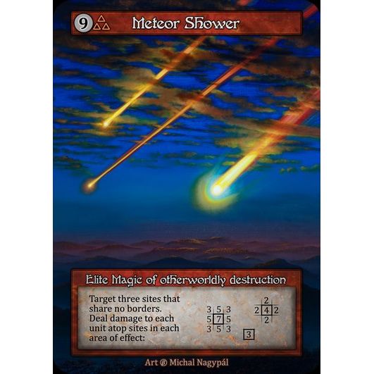 [Fire] Meteor Shower [beta-Elite]

[Sorcery]