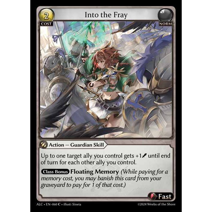 [Alter版] [Norm] Into the Fray [ALC060-C]

[Grand Archive TCG]