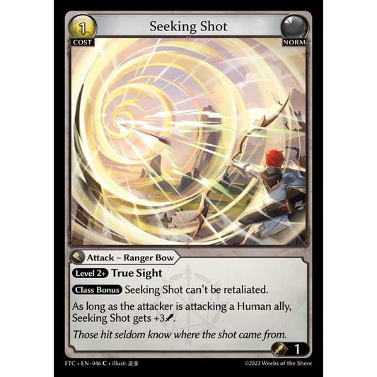 【FOIL】[Norm] Seeking Shot [FTC046-C]  Fractured Crown - Grand Archive TCG