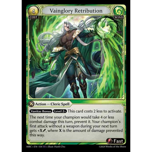[Alter] [Wind] Vainglory Retribution [MRC154-SR]  Mercurial Heart Alter Edition - Grand Archive TCG