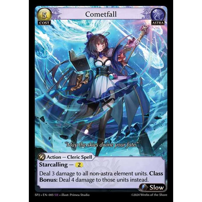 [Astra] Cometfall [SP2_005-SR]  Supporter Pack 2 - Grand Archive TCG