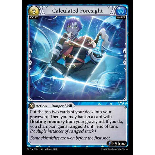 [Alter版] [Water] Calculated Foresight [ALC125-U]

[Grand Archive TCG]