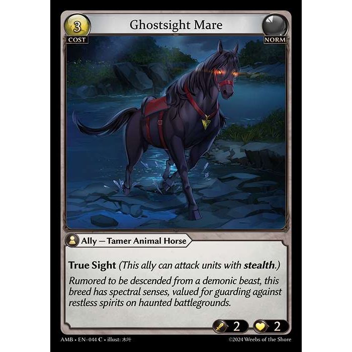 [Norm] Ghostsight Mare [AMB044-C]

[Grand Archive TCG]