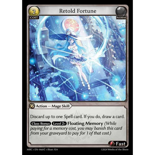 [Alter] [Norm] Retold Fortune [MRC068-C]  Mercurial Heart Alter Edition - Grand Archive TCG
