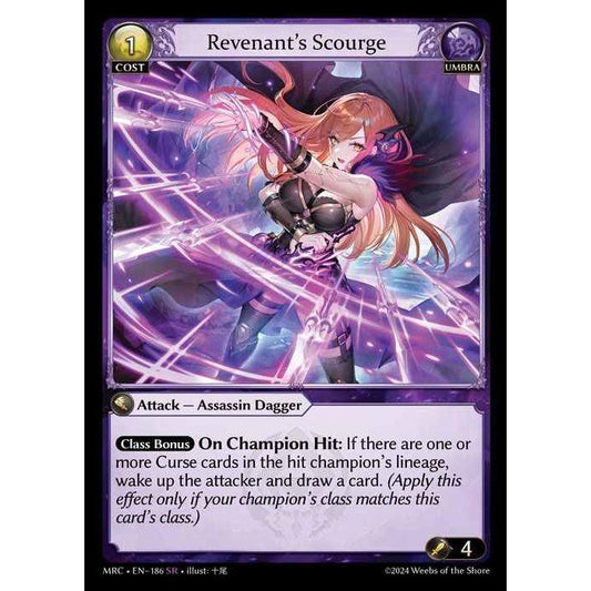 [Alter] [Umbra] Revenant’s Scourge [MRC186-SR]  Mercurial Heart Alter Edition - Grand Archive TCG