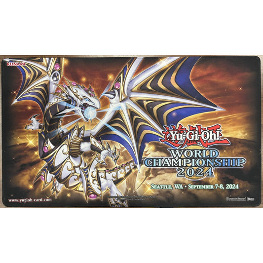 【遊戯王】 プレイマット Dragon of Illumination, Sanctuary's Shield (世界大会2024)(袋なし)

[遊戯王]