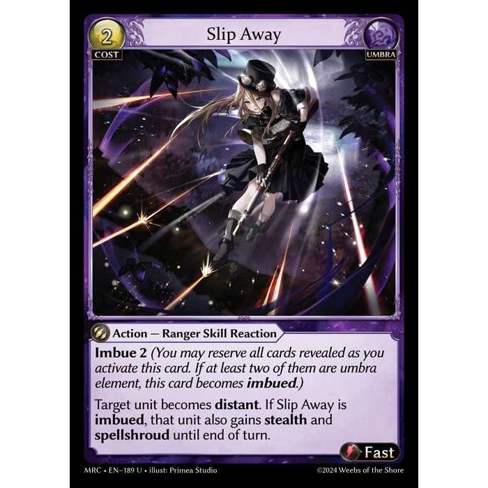 [Alter] [Umbra] Slip Away [MRC189-U]  Mercurial Heart Alter Edition - Grand Archive TCG