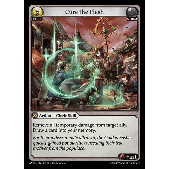 [Norm] Cure the Flesh [AMB037-R]

[Grand Archive TCG]