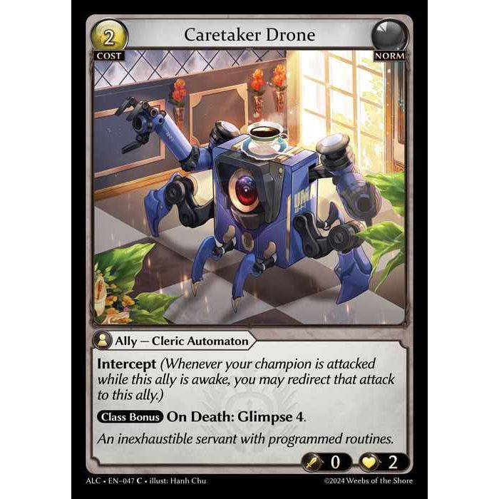 [Alter版] 【FOIL】[Norm] Caretaker Drone [ALC047-C]

[Grand Archive TCG]