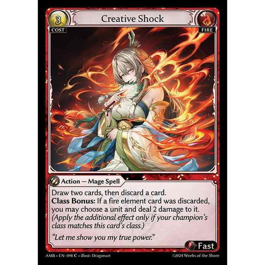 [Fire] Creative Shock [AMB098-C]

[Grand Archive TCG]