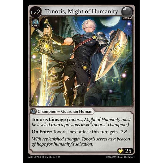 [Alter版] [Norm] Tonoris, Might of Humanity [ALC013-C]

[Grand Archive TCG]