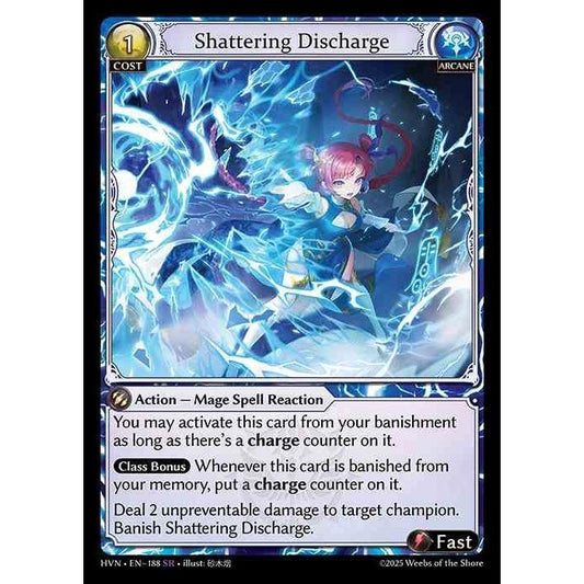 [Arcane] Shattering Discharge [HVN-188-SR][Grand Archive TCG]
