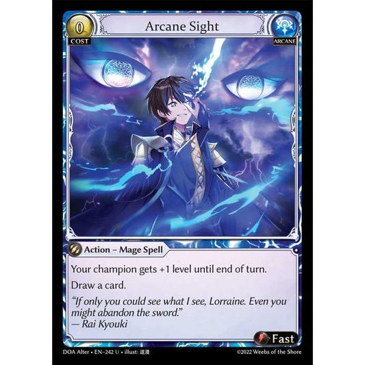 【FOIL】[Arcane] Arcane Sight [AL-DOA242-U]

[Grand Archive TCG]