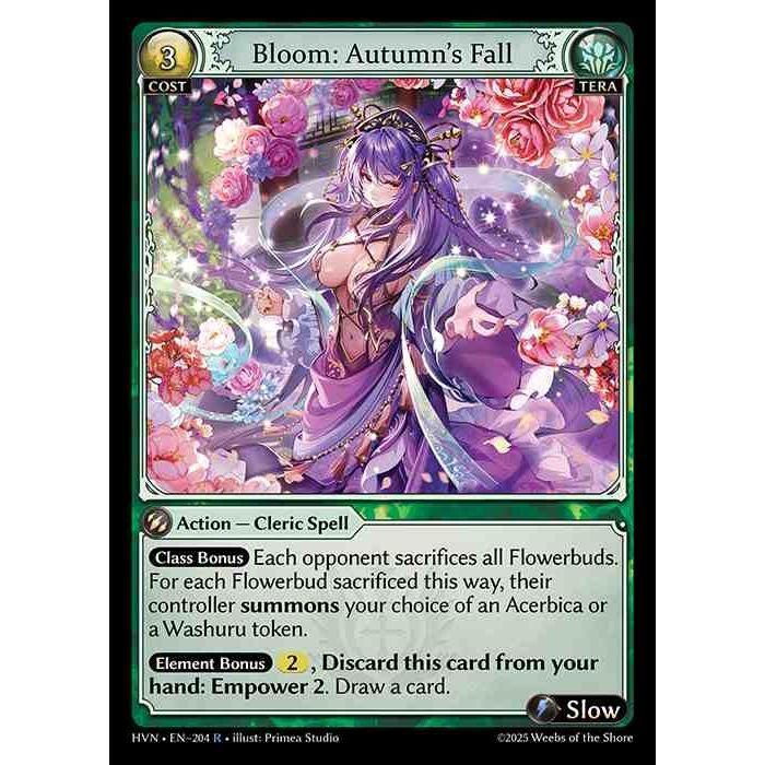 【FOIL】[Tera] Bloom: Autumn's Fall [HVN-204-R][Grand Archive TCG]