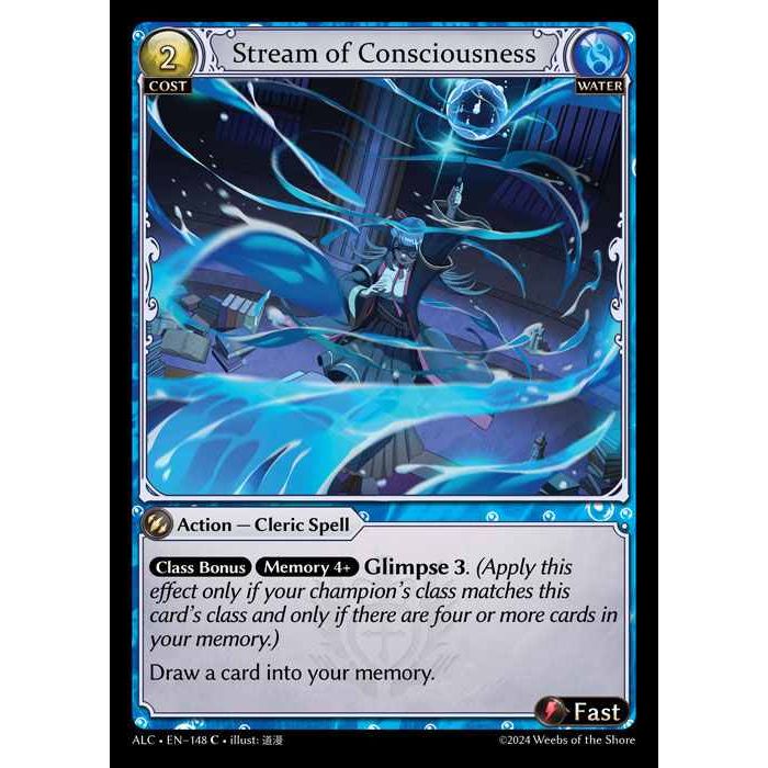 [Alter版] [Water] Stream of Consciousness [ALC148-C]

[Grand Archive TCG]