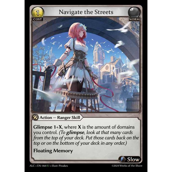 [Alter版] [Norm] Navigate the Streets [ALC064-U]

[Grand Archive TCG]