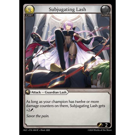 [Alter版] [Norm] Subjugating Lash [ALC084-C]

[Grand Archive TCG]