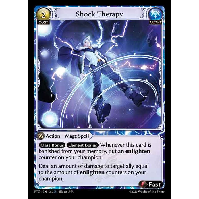 【FOIL】[Arcane] Shock Therapy [FTC083-R]  Fractured Crown - Grand Archive TCG