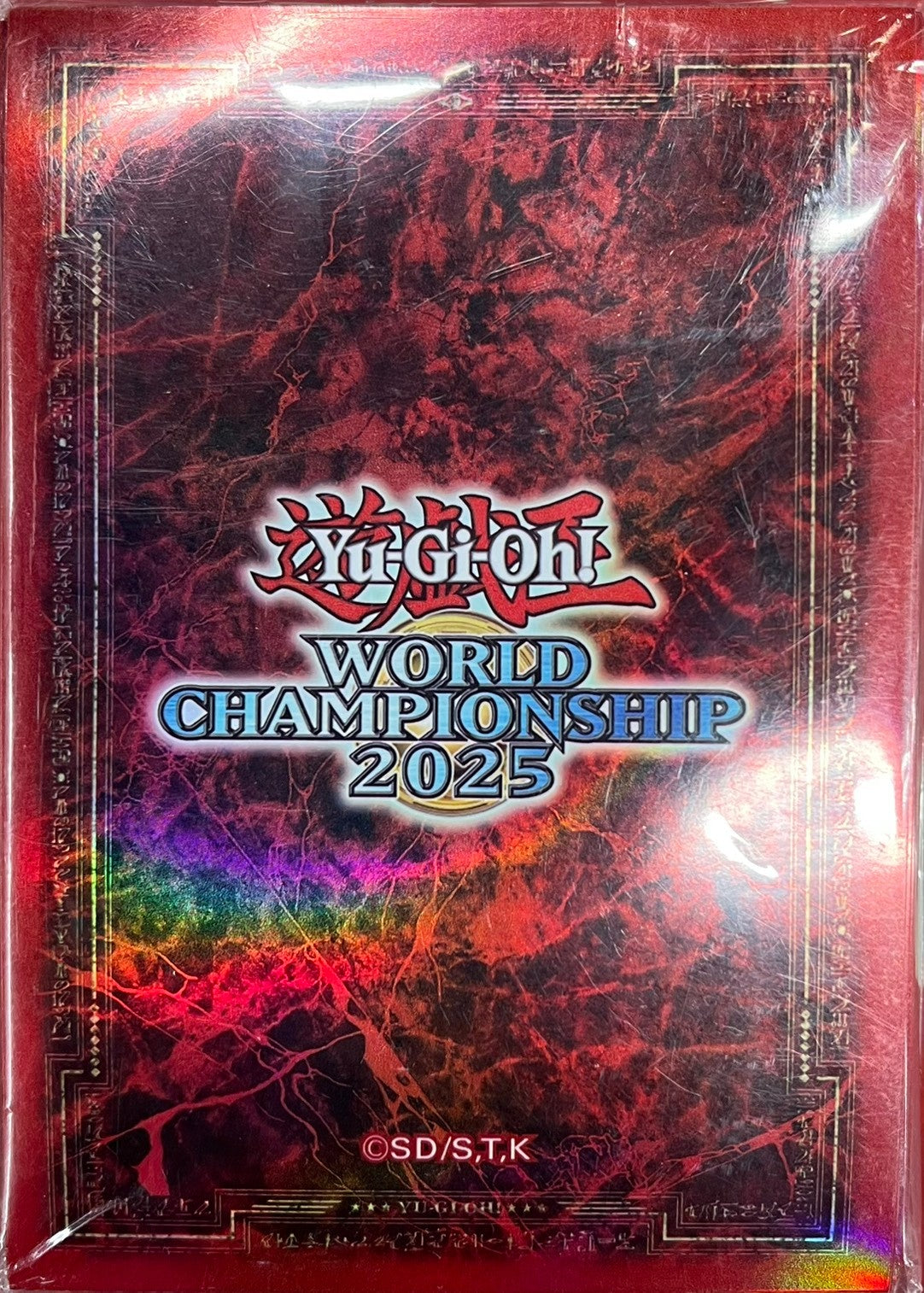 【遊戯王】スリーブ WCS2025 赤 100枚 《未開封》