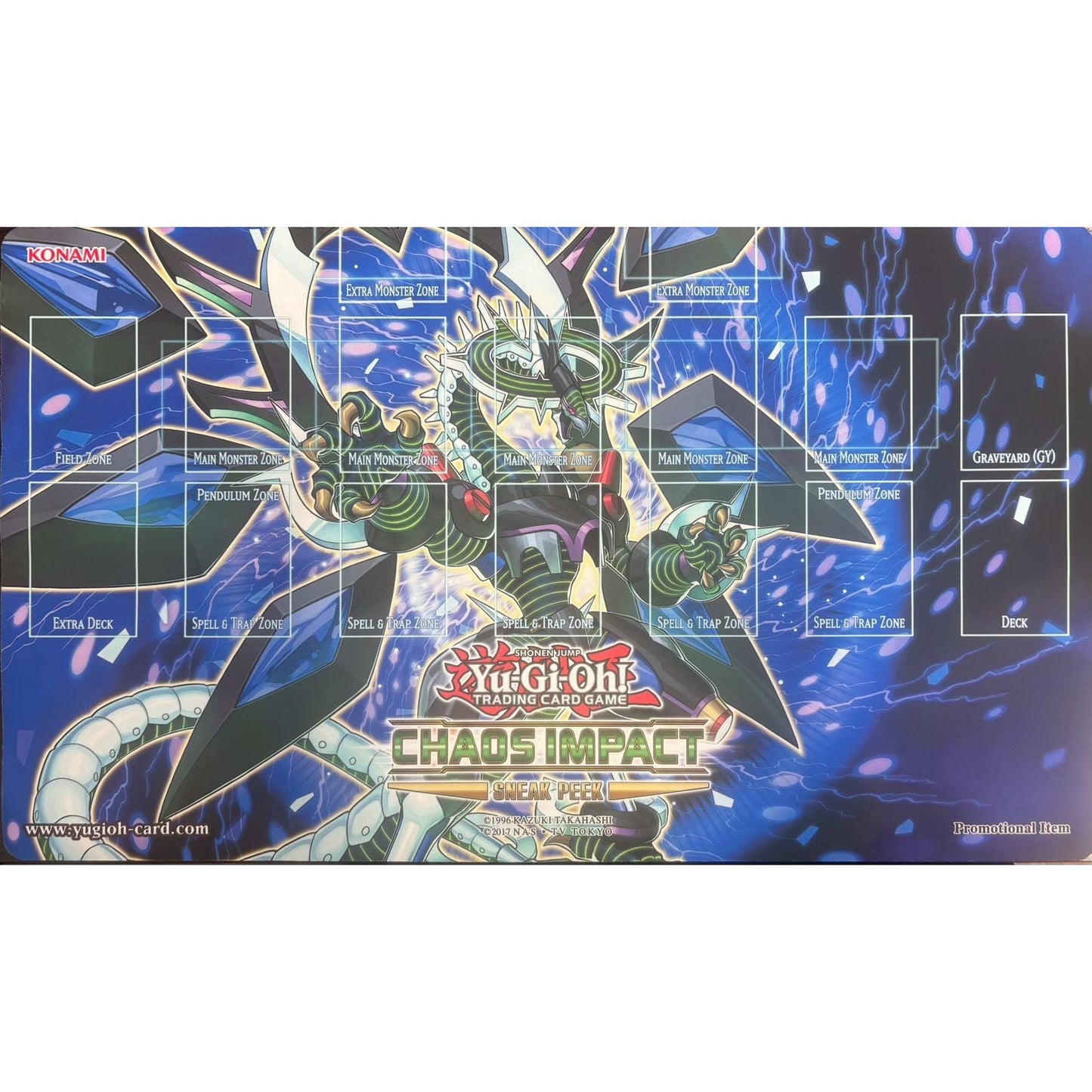 【遊戯王】 プレイマット ファイアウォールドラゴンダークフルード (CHAOS IMPACT) (袋なし)
