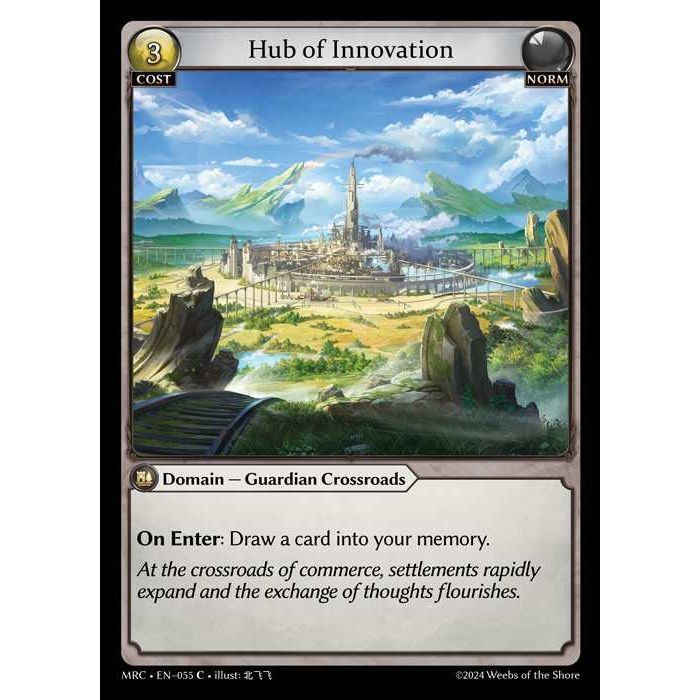 [Alter] [Norm] Hub of Innovation [MRC055-C]  Mercurial Heart Alter Edition - Grand Archive TCG