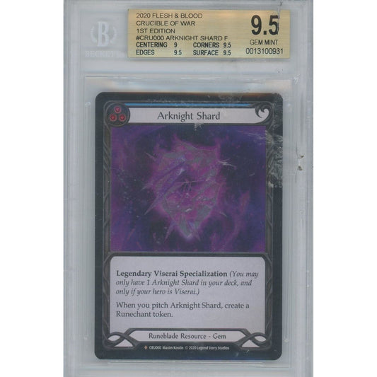 【管理1827】 Arknight Shard (Coldfoil) CRU000 ケース傷有[Flesh and Blood]