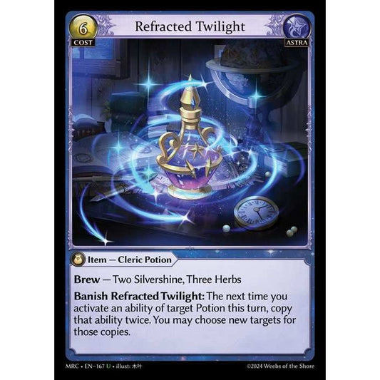 [Alter] 【FOIL】[Astra] Refracted Twilight [MRC167-U]  Mercurial Heart Alter Edition - Grand Archive TCG