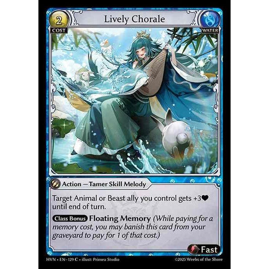 [Water] Lively Chorale [HVN-129-C][Grand Archive TCG]
