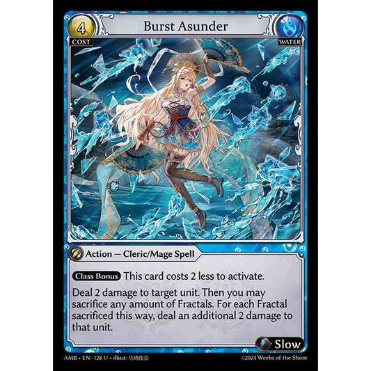 [Water] Burst Asunder [AMB128-U]

[Grand Archive TCG]